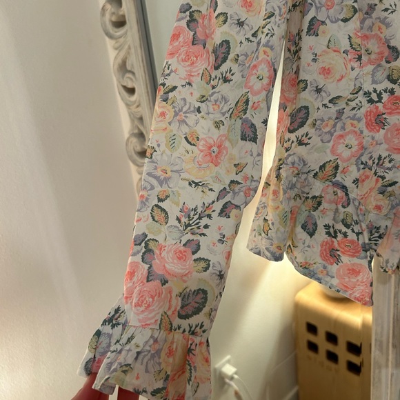 Laura Ashley x BATSHEVA Grace Blouse in Quartet SIZE 2 - Picture 3 of 11